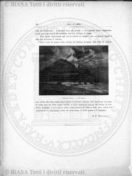 n. 1 (1908-1909) - Frontespizio