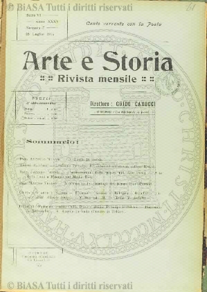 n. 8 (1923) - Copertina: 1 e sommario