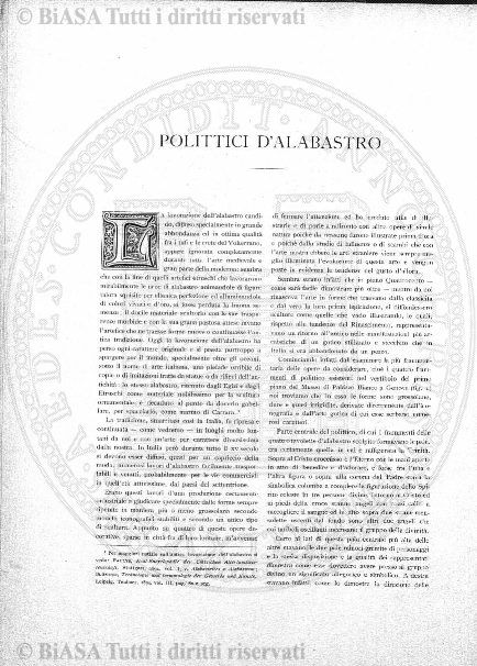 n. 1 (1909) - Copertina: 1 e sommario
