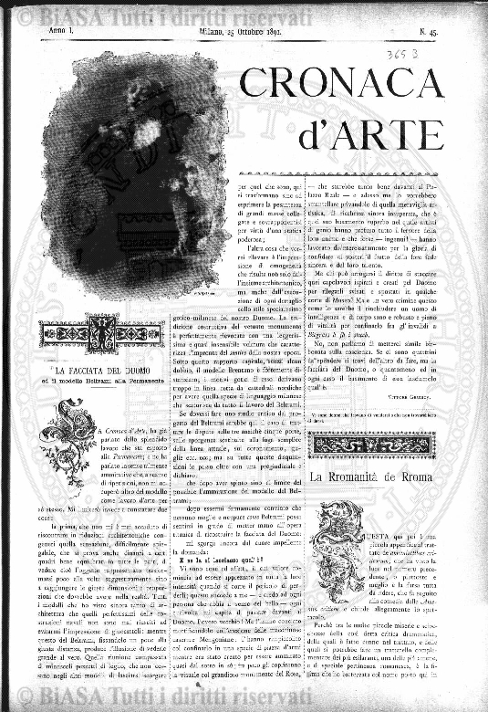 n. 30 (1901) - Frontespizio