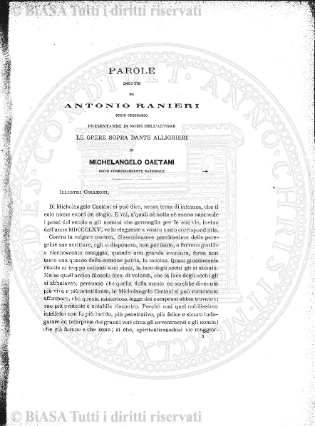 n. 71 (1846-1847) - Frontespizio
