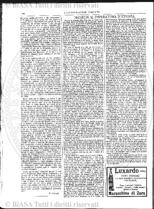 Indici (1875) - Frontespizio