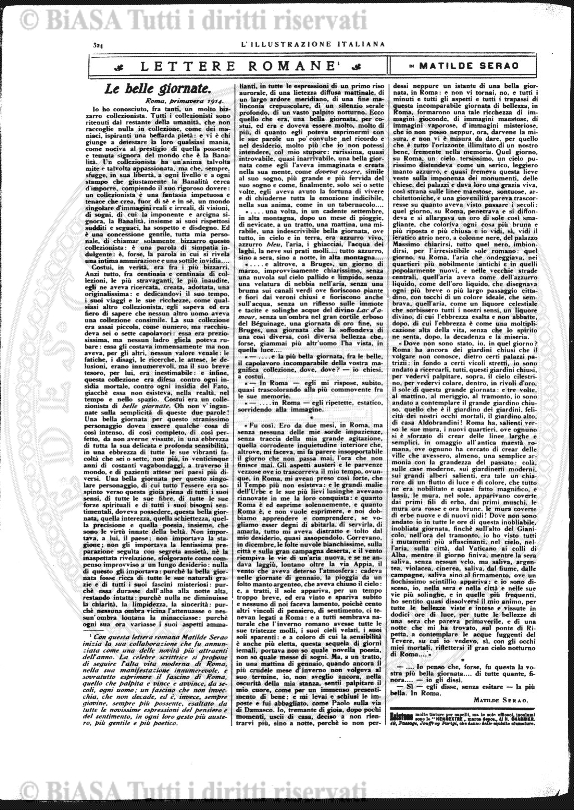 n. 7 (1938) - Frontespizio e sommario