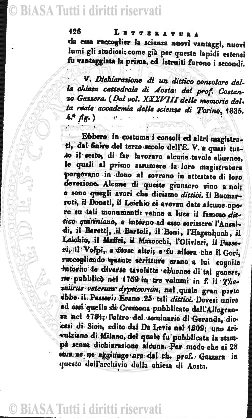 Indice topografico (1885) - Frontespizio