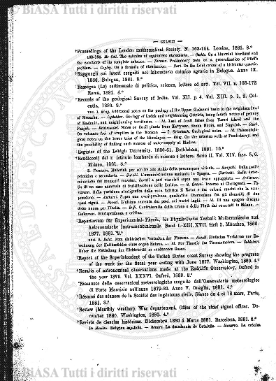 s. 2, v. 5, n. 5 (1879) - Sommario: p. 65