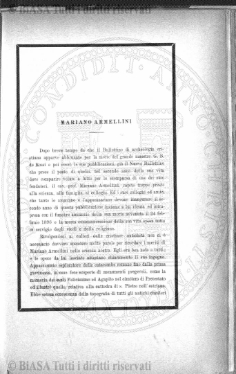 n. 1 (1895) - Frontespizio