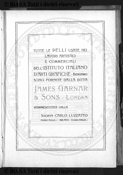 Indice topografico (1884) - Frontespizio