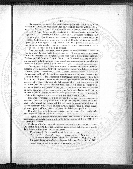 Indice topografico (1878) - Frontespizio