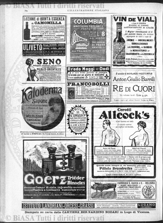 n. 10 (1883) - Pagina: 73 e sommario