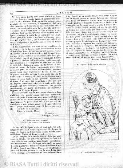 Indici (1875) - Frontespizio