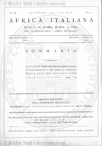 mag (1927) - Frontespizio