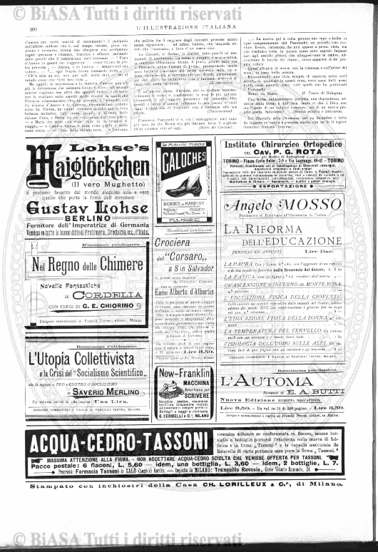 n. 3 (1899) - Frontespizio