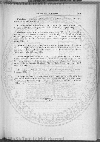 n. 10 (1861-1862) - Sommario: p. 73