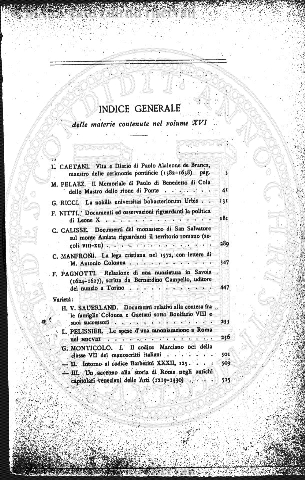 n. 11 (1909) - Frontespizio
