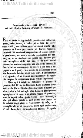 n. 19 (1879) - Frontespizio e sommario