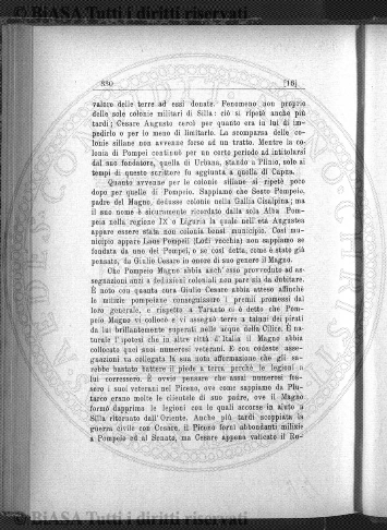 Indice topografico (1882) - Frontespizio