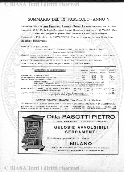 n. 14 (1905) - Frontespizio