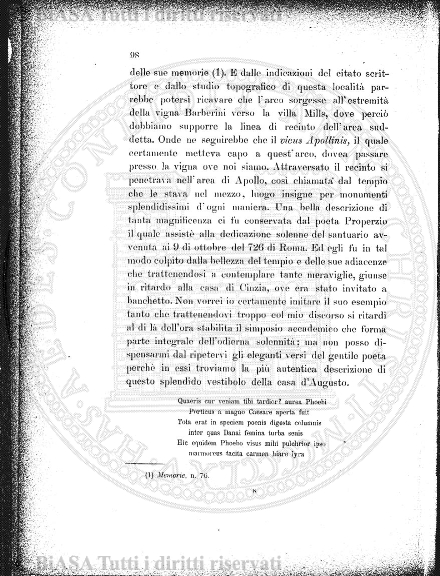 Indice topografico (1895) - Frontespizio