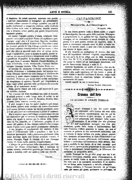 s. 3, n. 21 (1903) - Pagina: 137 e sommario