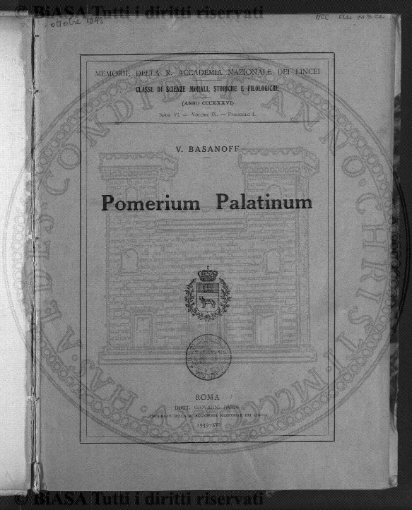 n. 5 (1938) - Copertina: 1 e sommario