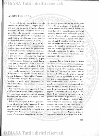 n. 21 (1921) - Frontespizio