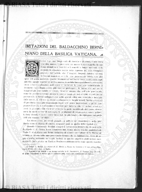 n. 6 (1921) - Frontespizio