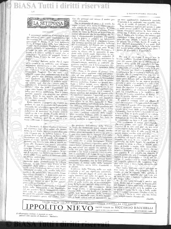 Indice topografico (1880) - Frontespizio