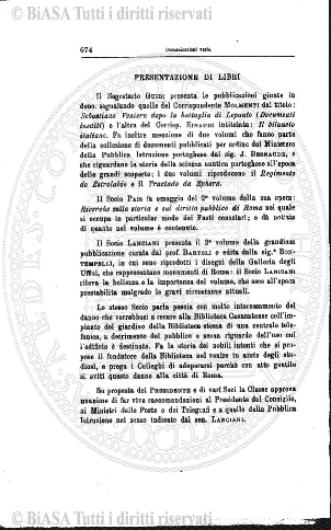 n. 25 (1903) - Frontespizio
