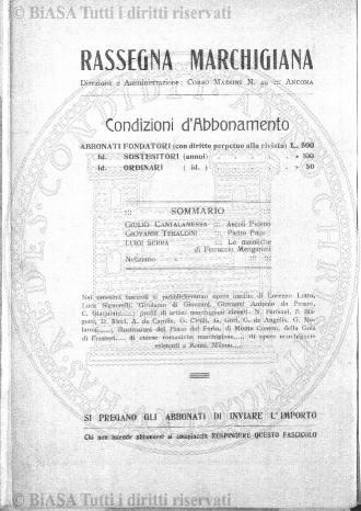 n. 3 (1906) - Copertina: 1 e sommario
