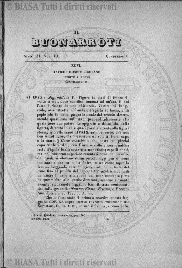 n. 1 (1908) - Frontespizio