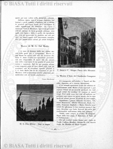 n.s., n. 1 (1929) - Copertina: 1 e sommario