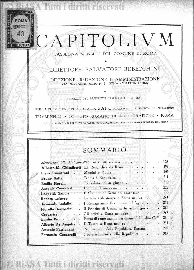 n. 5 (1878) - Frontespizio