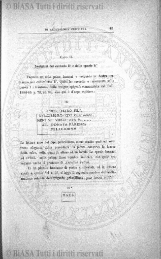n.s., n. 25 (1896) - Indice