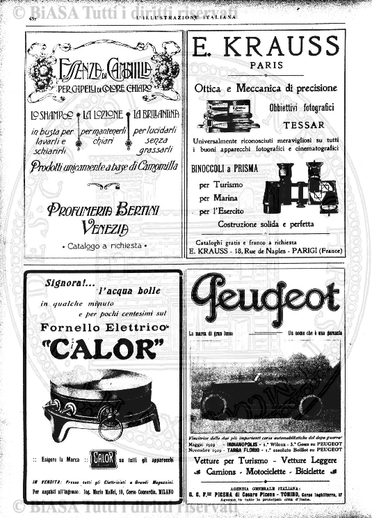 n. 1 (1920) - Frontespizio
