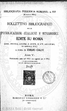 n. 1-3 (1909) - Copertina: 1