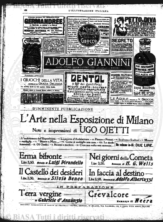 n. 30 (1923) - Frontespizio