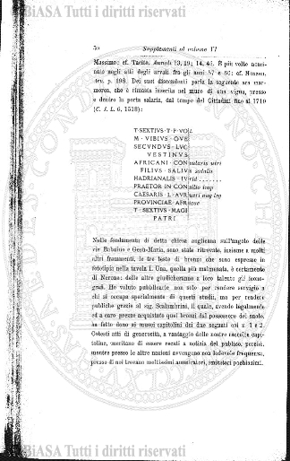 n. 36 (1875-1876) - Frontespizio e sommario