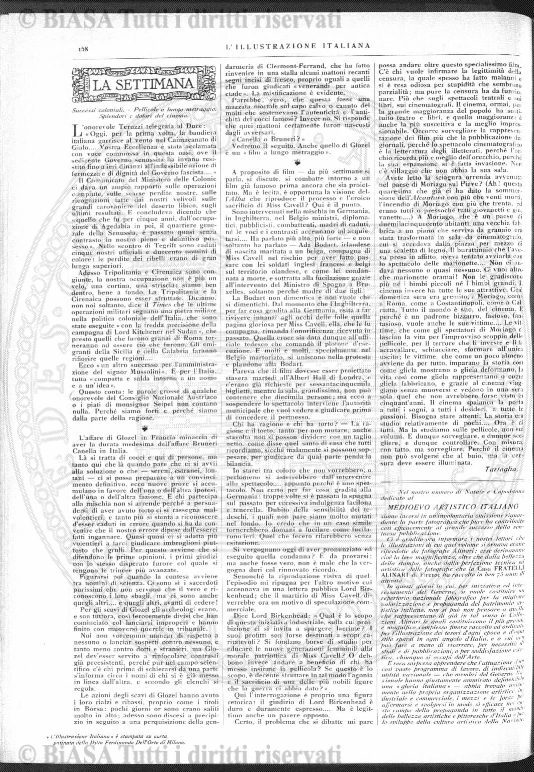 n. 1, supplemento (1929) - Pagina: 1