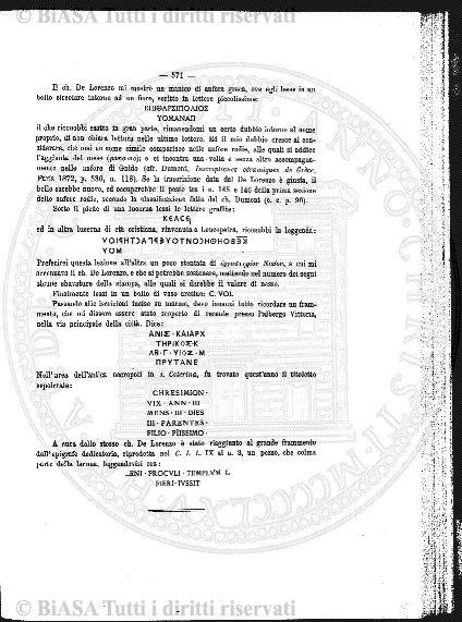 n. 11 (1921-1922) - Pagina: 177 e sommario