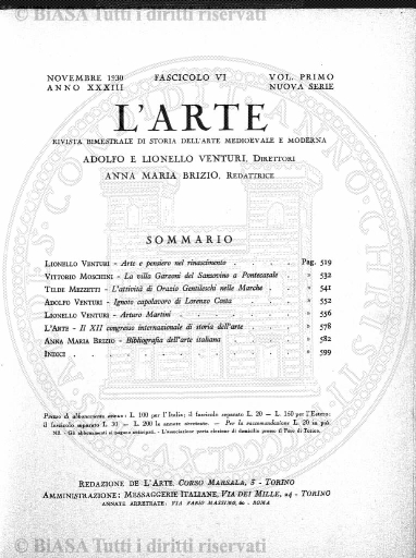 n. 28 (1909) - Frontespizio