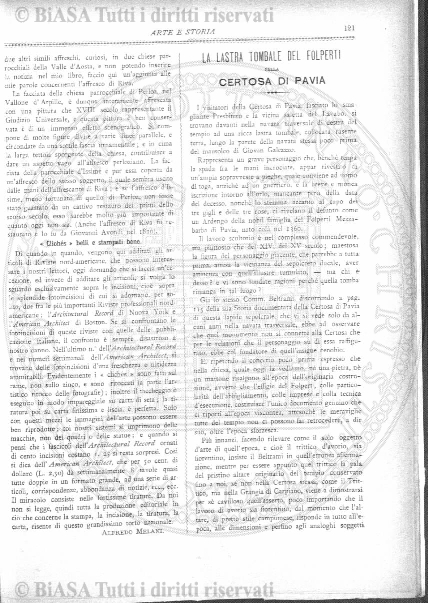 n. 11 (1912) - Frontespizio