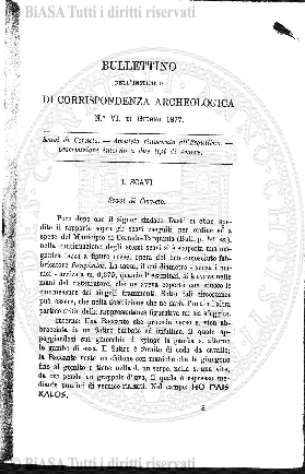Indice topografico (1900) - Frontespizio