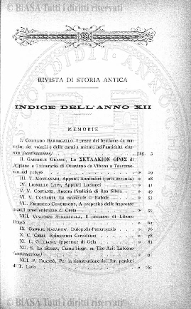 n. 4 (1913) - Copertina: 1 e sommario