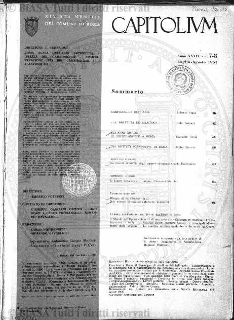 n. 3-4 (1909) - Copertina: 1 e sommario