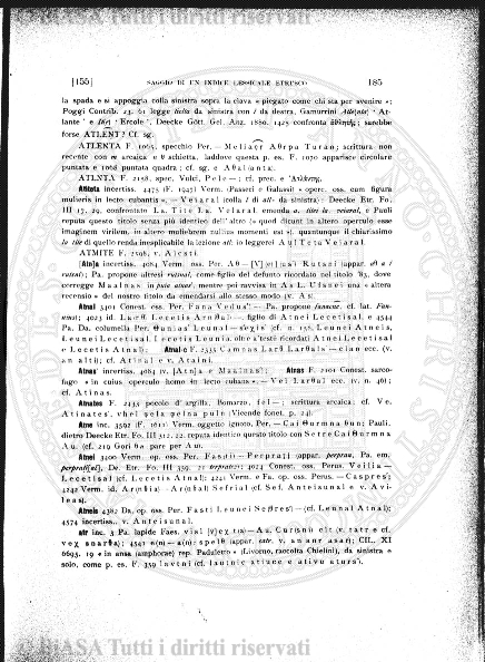 Indice topografico (1900) - Frontespizio