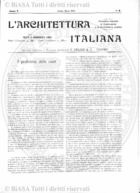 n. 1 (1911) - Copertina: 1