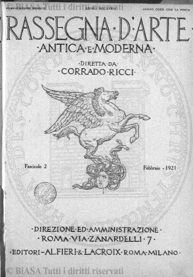 n. 6 (1921) - Copertina: 1