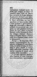 Indici (1869) - Frontespizio