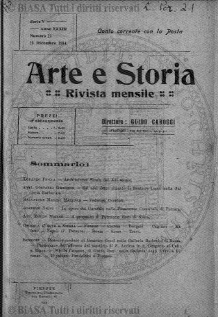 n.s., v. 2, n. 1-2 (1921) - Copertina: 1