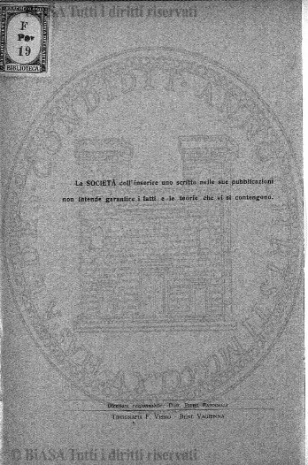 v. 1, n. 1 (1927-1928) - Copertina: 1